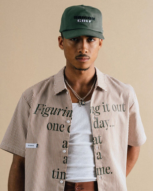 Reymon S/S Stripe Oxford Button-Up Shirt