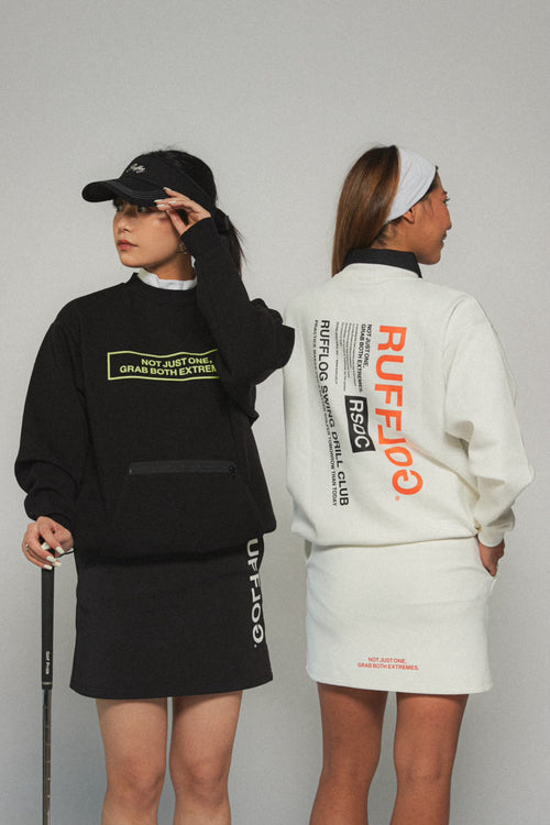 RUFFLOG RELAX SWEAT SKIRT WHITE
