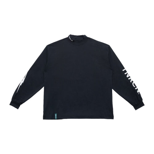 TNRCN MOCK NECK LONG SLEEVE BLACK