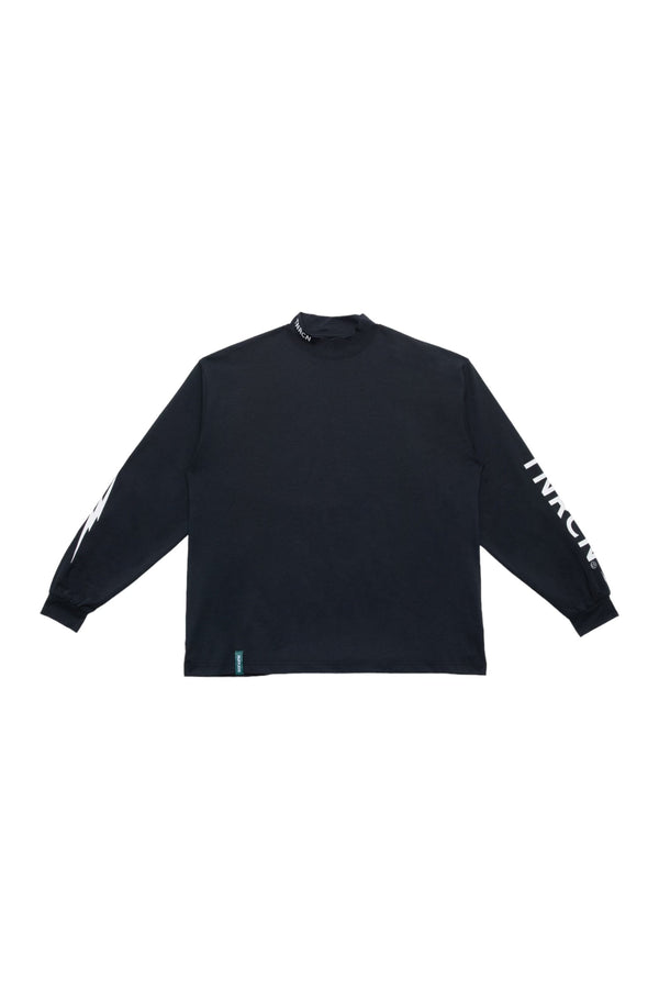 TNRCN MOCK NECK LONG SLEEVE BLACK