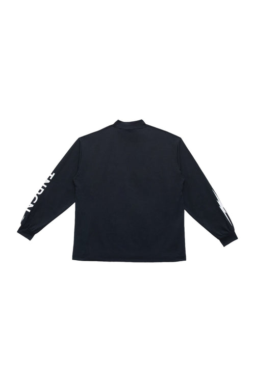 TNRCN MOCK NECK LONG SLEEVE BLACK