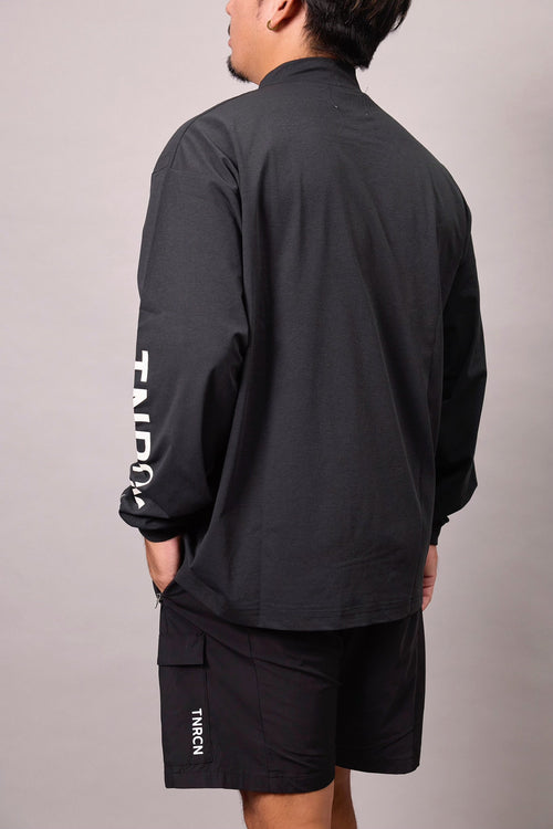 TNRCN MOCK NECK LONG SLEEVE BLACK