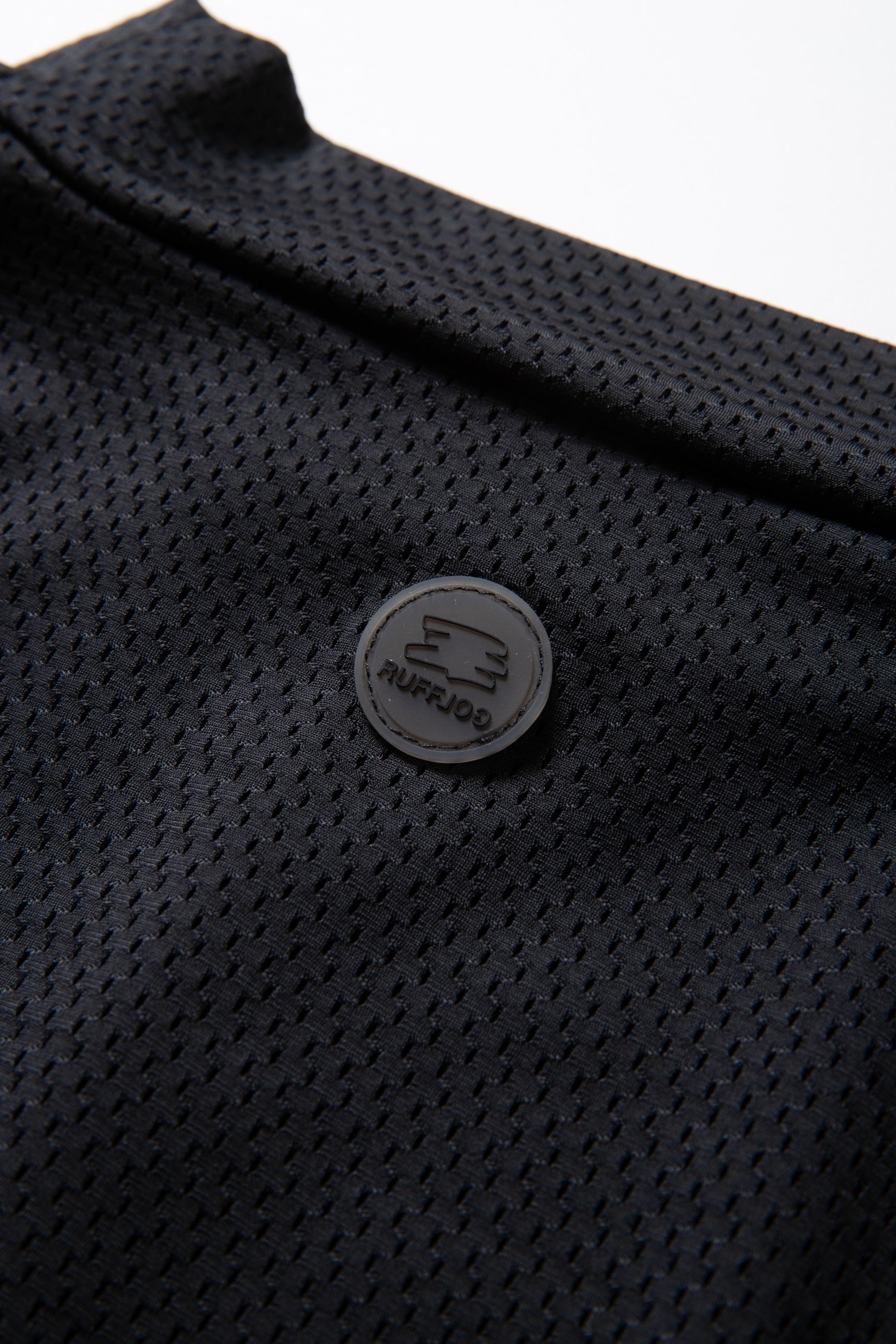 MESH SPONSORED MOCK TEE BLACK – RUFFLOG