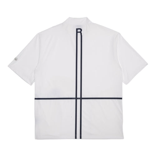 WM CROSS LINE LOGO S/S MOCK