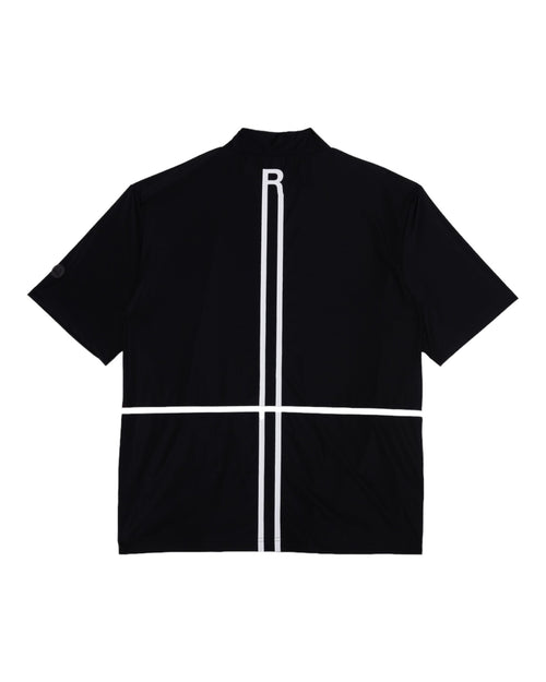 CROSS LINE LOGO S/S MOCK