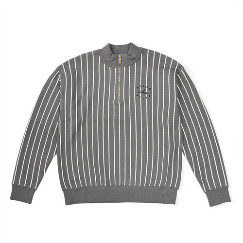 HALF ZIP MOCK NECK L/S