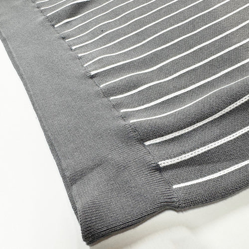 HALF ZIP MOCK NECK L/S