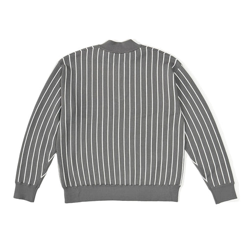 HALF ZIP MOCK NECK L/S