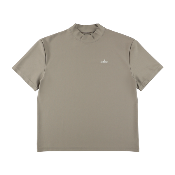 ORIGINAL LOGO MOCK NECK T-SHIRT