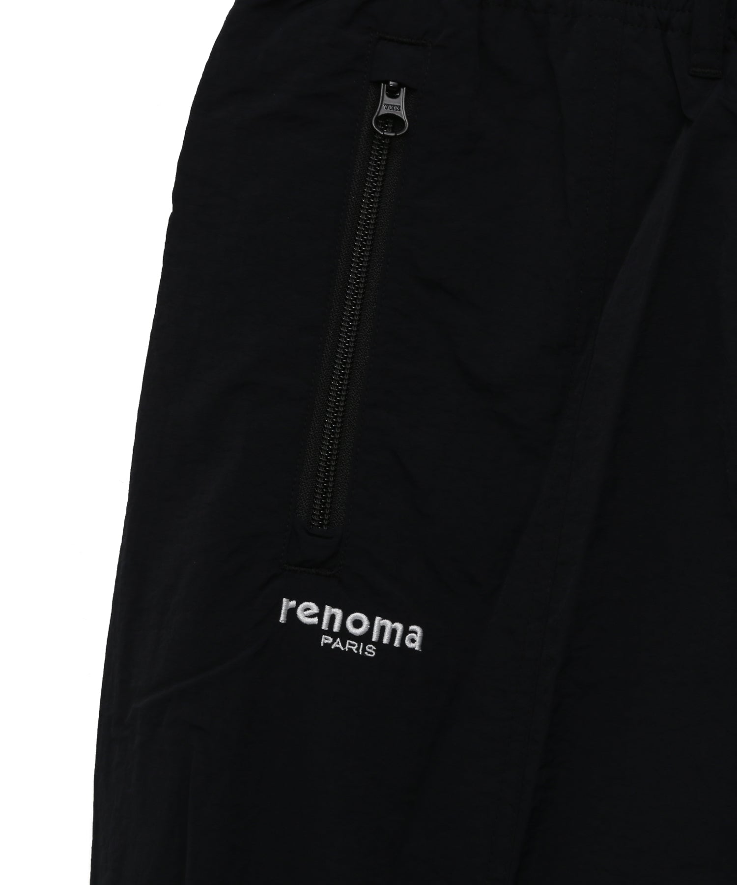 BIG LOGO NYLON PANTS BLACK – RUFFLOG