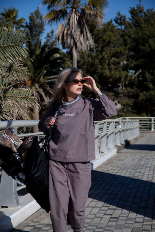 [WOMEN] JACQUARD RIB ADJUSTABLE JOGGER PANTS