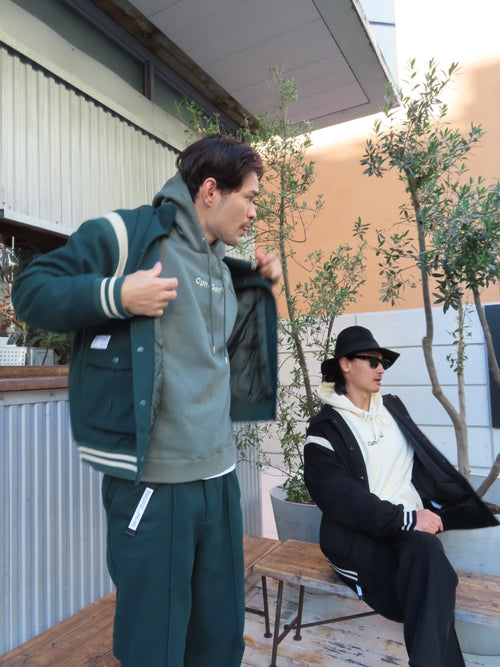 BI COLOR SLEEVE CLUB PARKA