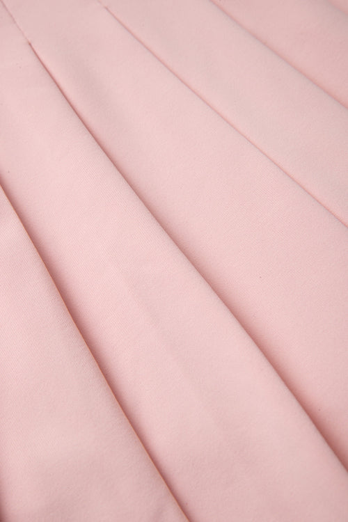 RUFFLOG CURSIVE LOGO SKIRT PINK