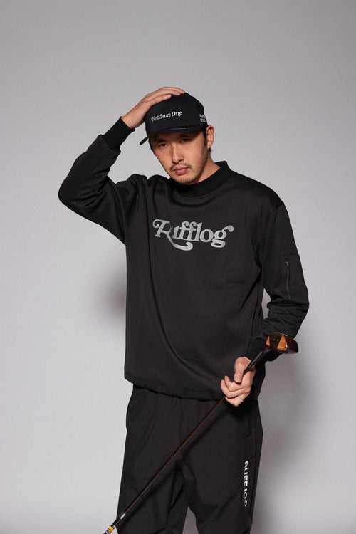 NOT JUST ONE L/S MOCK NECK BLACK