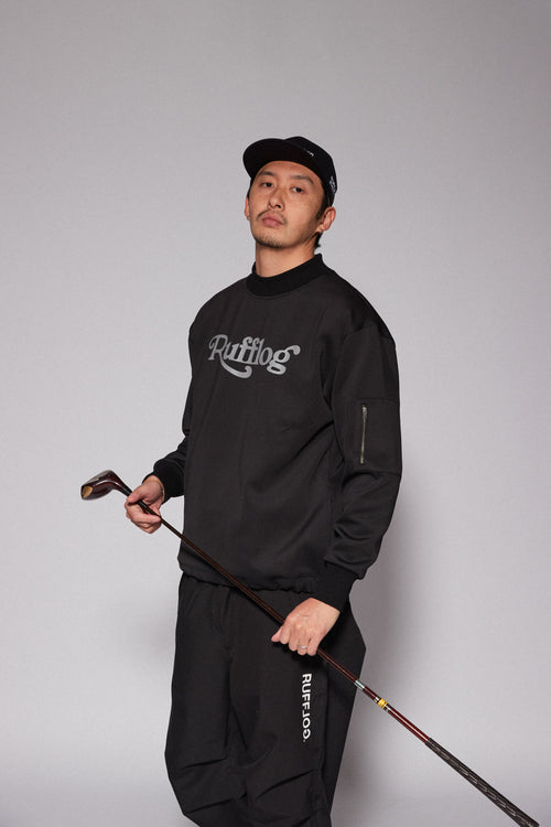 NOT JUST ONE L/S MOCK NECK BLACK