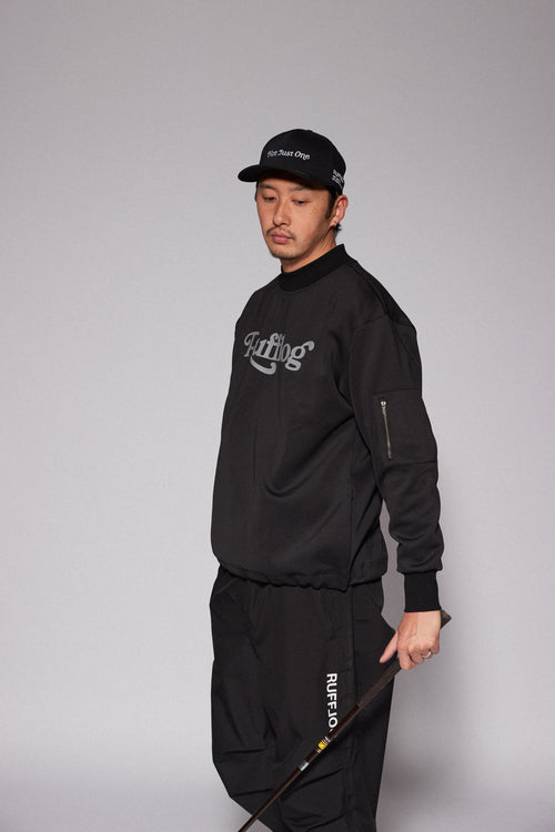 NOT JUST ONE L/S MOCK NECK BLACK