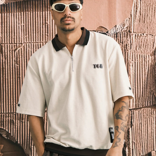 High Gauge Pile Half Zip POLO