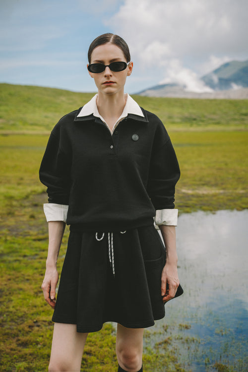 Collar Sweatshirt