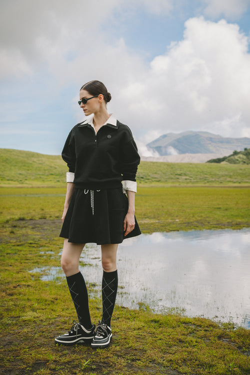 Collar Sweatshirt
