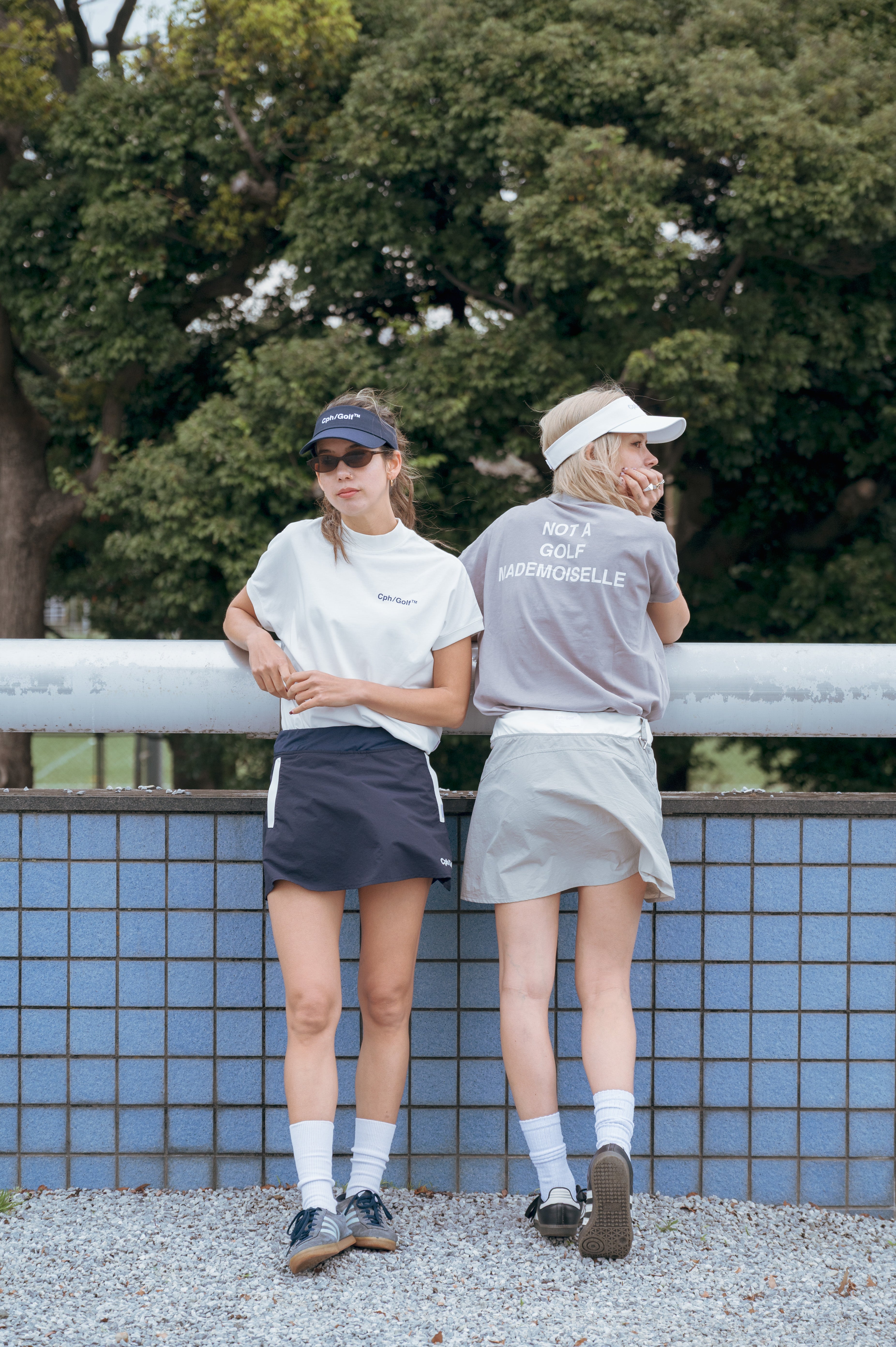 WOMENS] BI COLOR LIGHT SKIRT（Cph/Golf）｜RUFFLOG公式