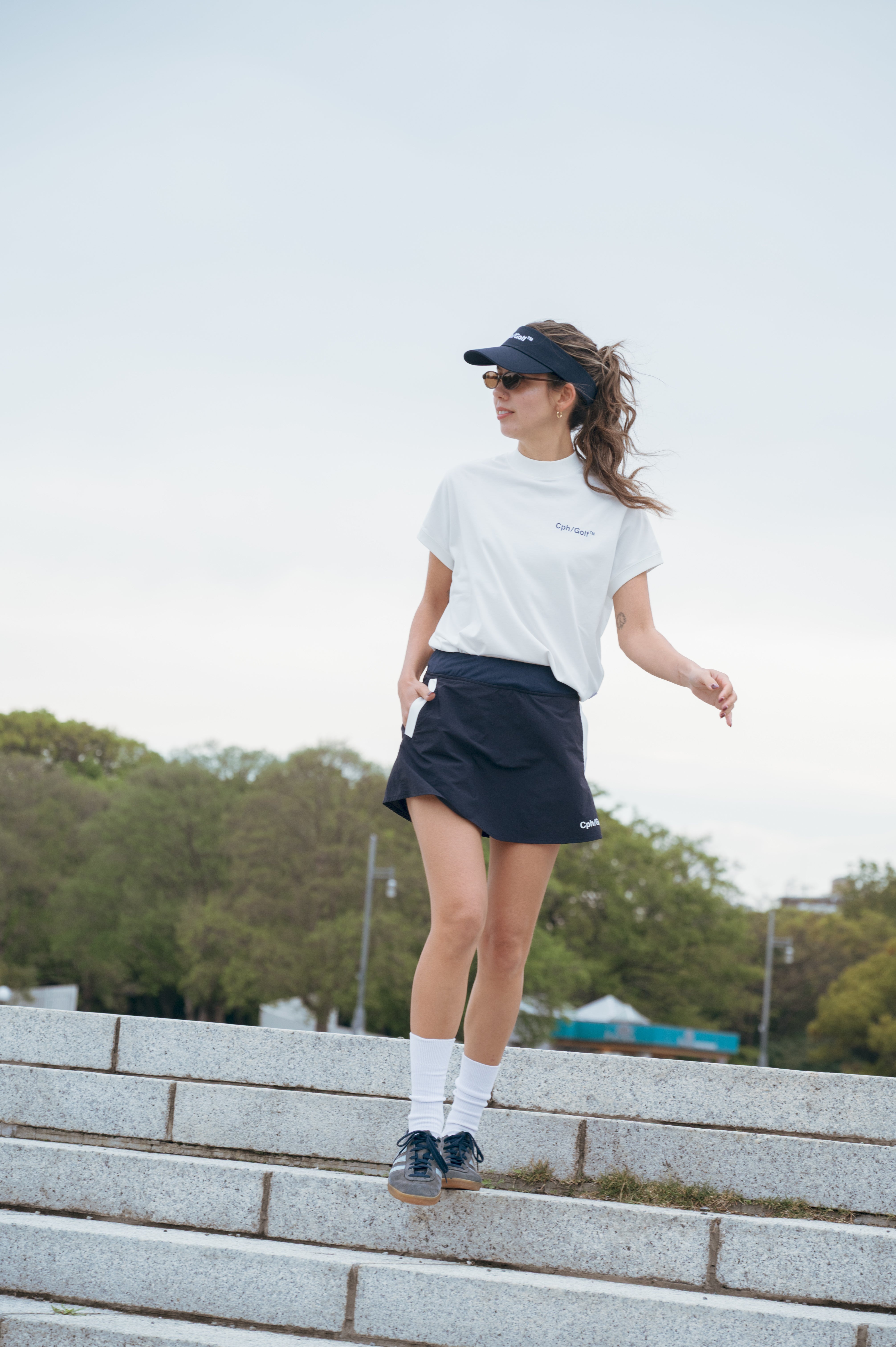 WOMENS] MOCK NECK S/S TEE （Cph/Golf）｜RUFFLOG公式