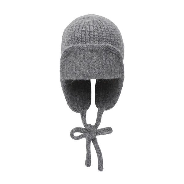 Soft earflap beanie