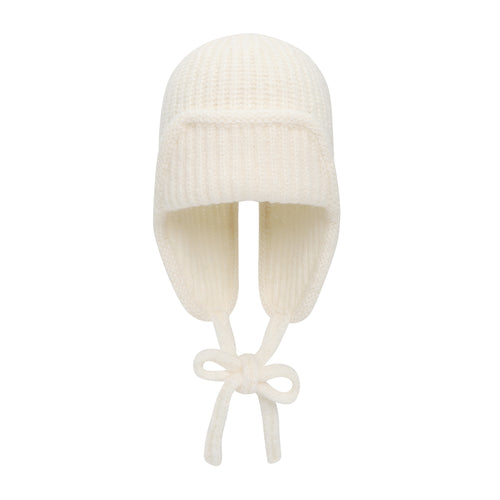 Soft earflap beanie