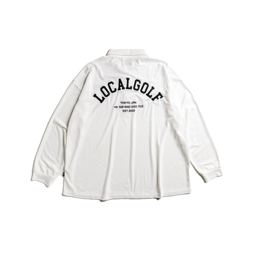 BD Arch L/S POLO WHITE