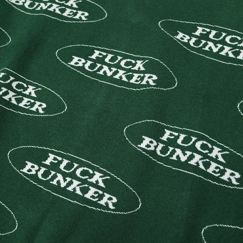 Fuck Bunker Jacquard SWEATER | Green