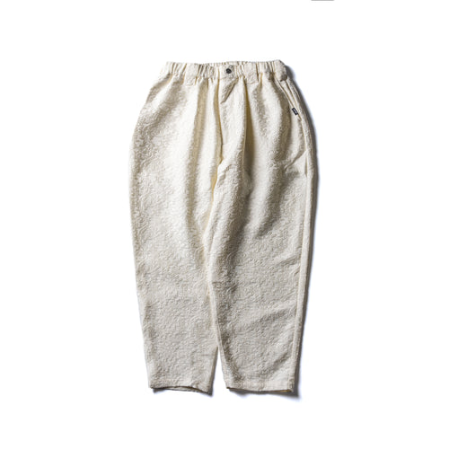 Jacquard Ankle-cut PANTS White