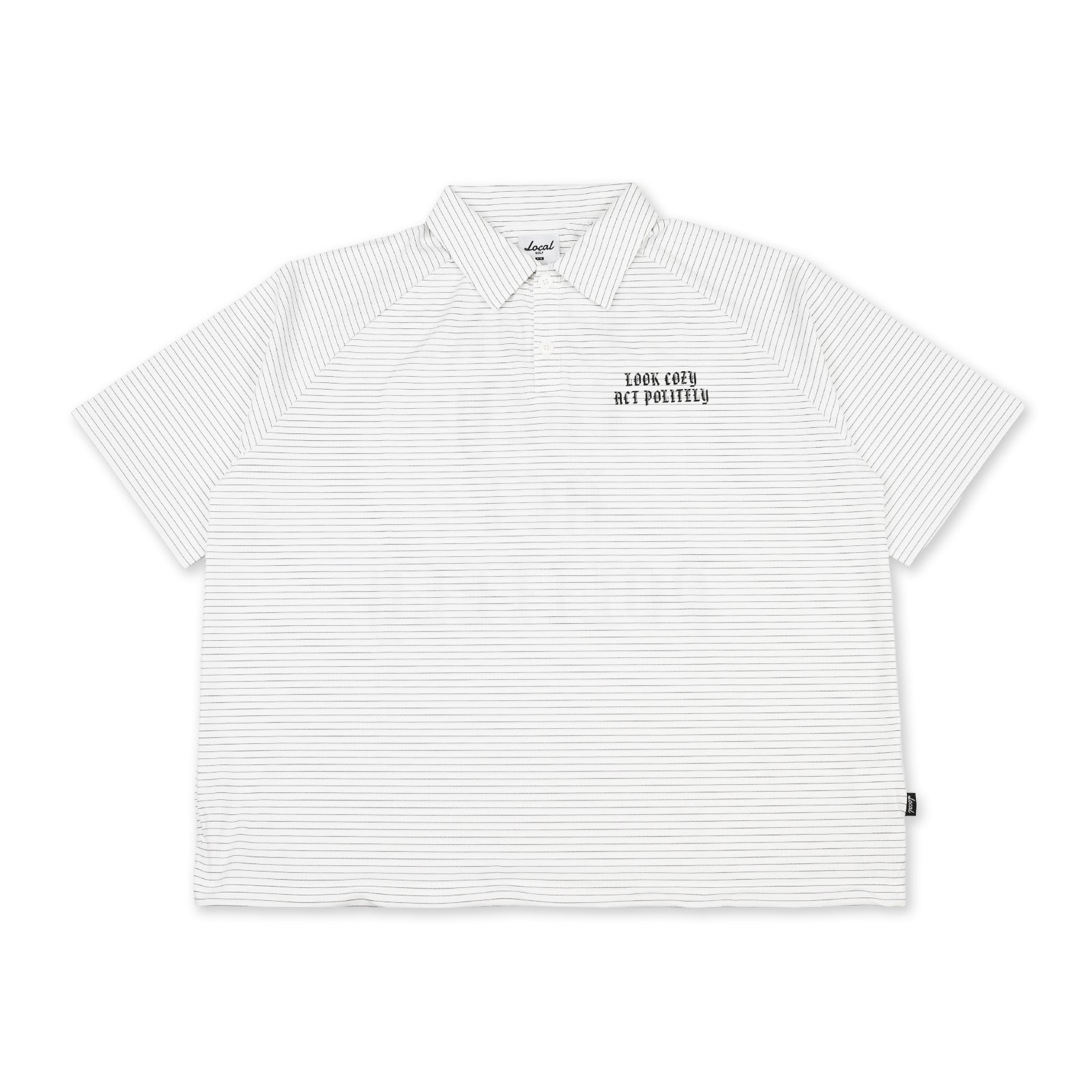 今期　ラフロッグ　RUFFLOG MOCK NECK ホワイト COMFORT STRETCH L/S MOCK TEE – RUFFLOG