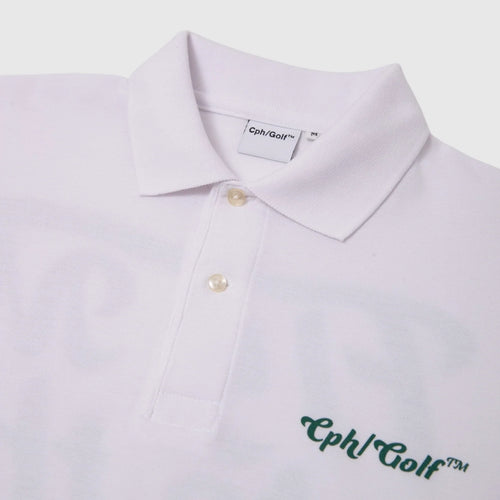 #FLY ME SUMMER POLO SHIRT WHITE