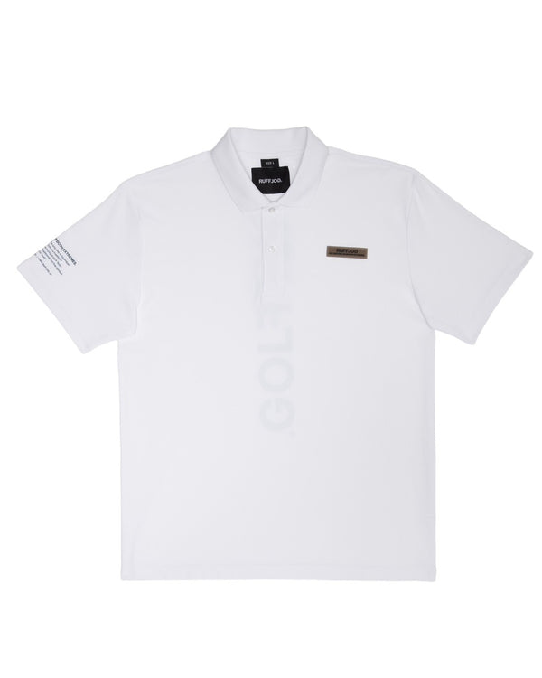 WM RUFFLOG BREATHABLE POLO WHITE