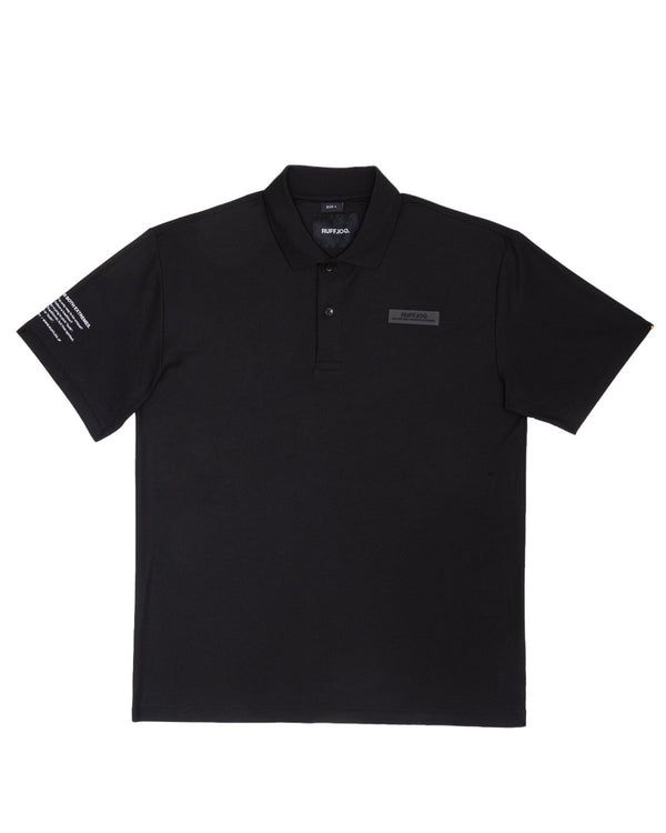 WM RUFFLOG BREATHABLE POLO BLACK