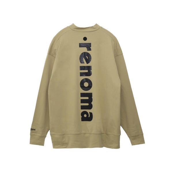 BIG LOGO MOCKNECK L/S BEIGE