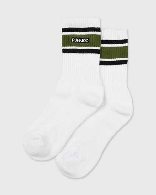 WHITE×GREEN/BLACK