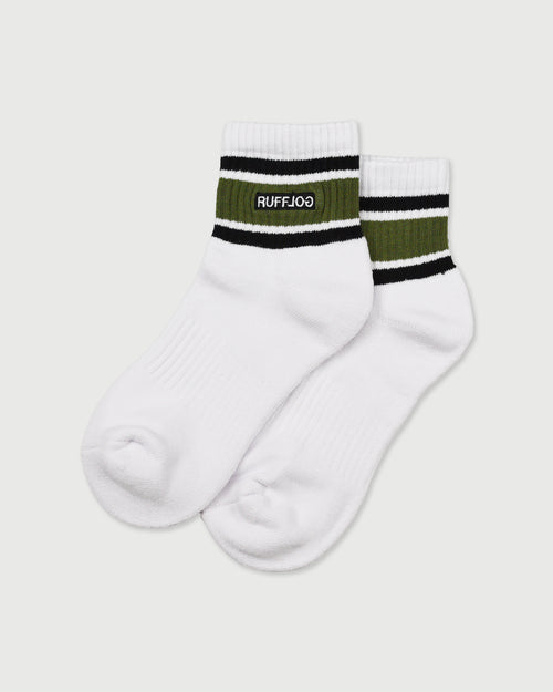 WHITE×GREEN/BLACK