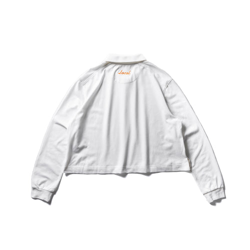 Basic Short L/S POLO WHITE