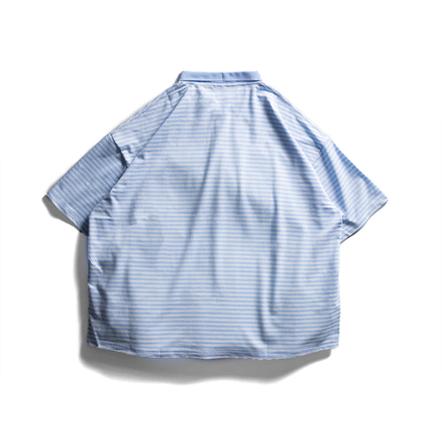Local GOLF | Border S/S POLO SHIRT | Saxe Blue
