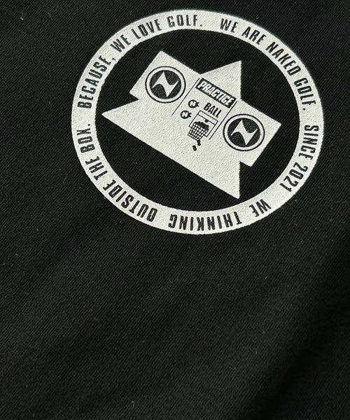 NKD ball vending machine mock neck tops BLACK