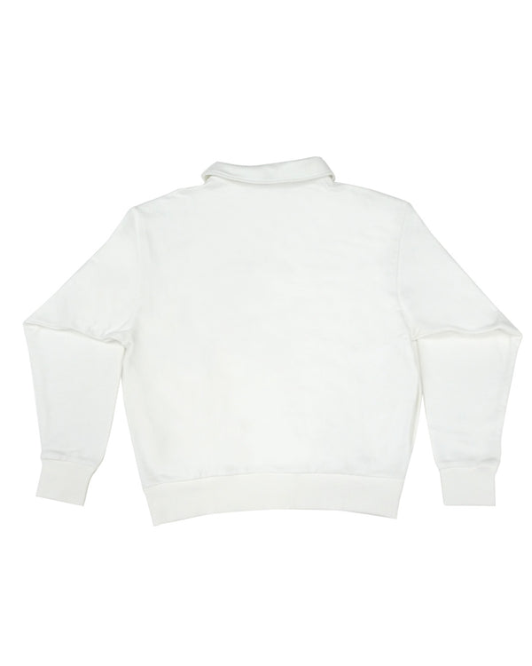 Pocket polo sweat WHITE