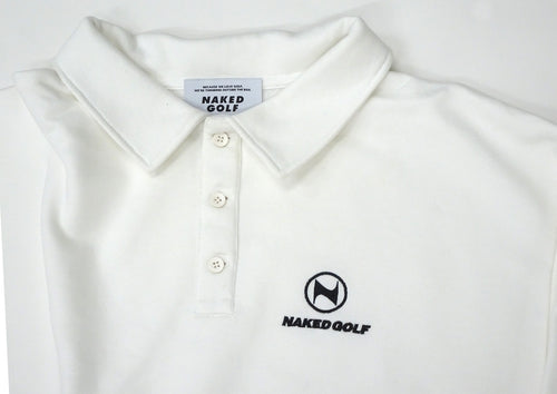 Pocket polo sweat WHITE