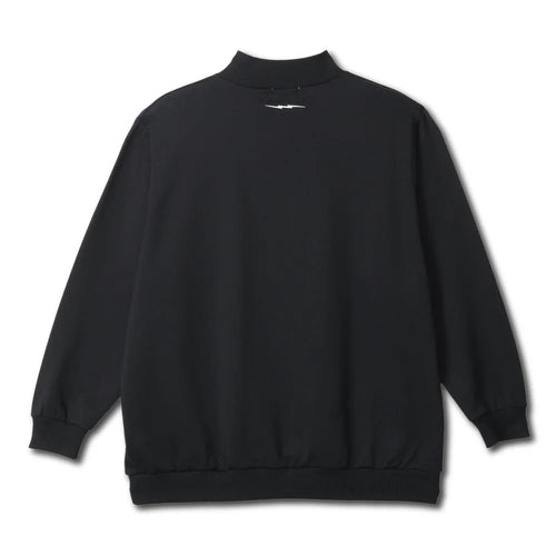 ONE POINT GOLF LOGO MOCK NECK SWEAT