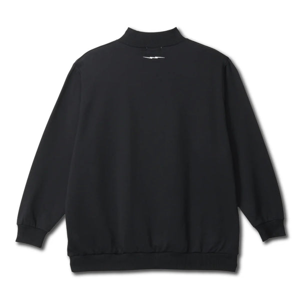 ONE POINT GOLF LOGO MOCK NECK SWEAT
