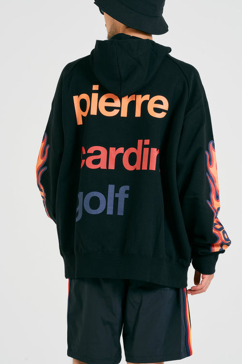 pierre cardin golf logodesign fire hoodie