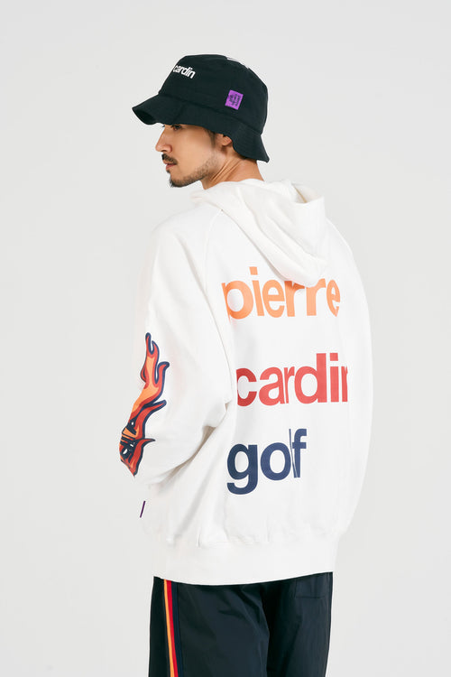 pierre cardin golf logodesign fire hoodie