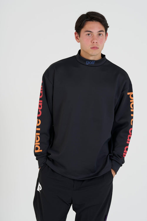 pierre cardin golf P logo  longsleeve mock neck