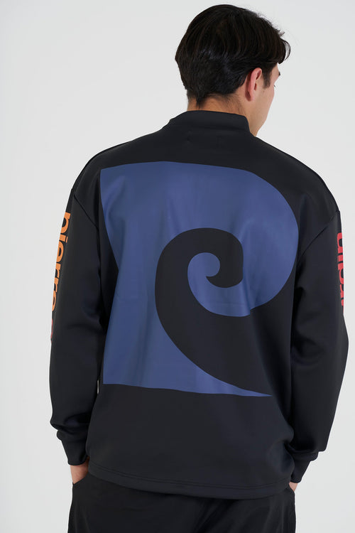 pierre cardin golf P logo  longsleeve mock neck