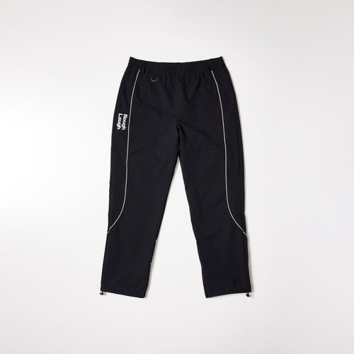 PIPING TRACK PANTS Black