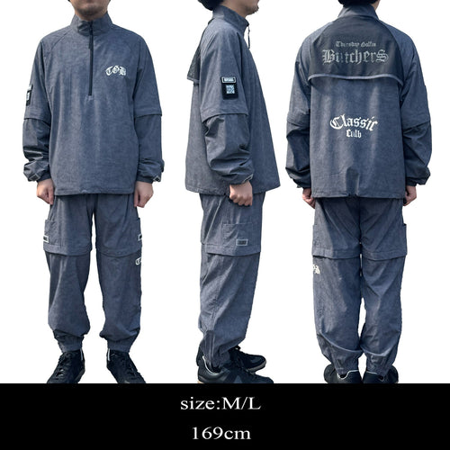 H/Zip Rip Stretch Convertible Piste